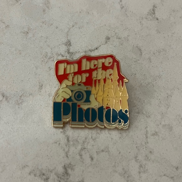 Disney Accessories - Disney “I’m Here For The Photos” Pin